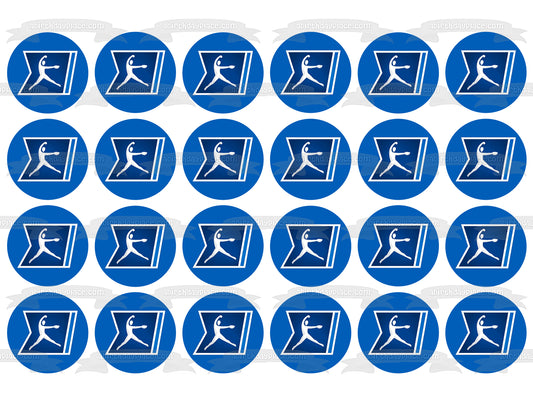 Imagen comestible para tarta con logotipo de softbol universitario de la NCAA ABPID55736