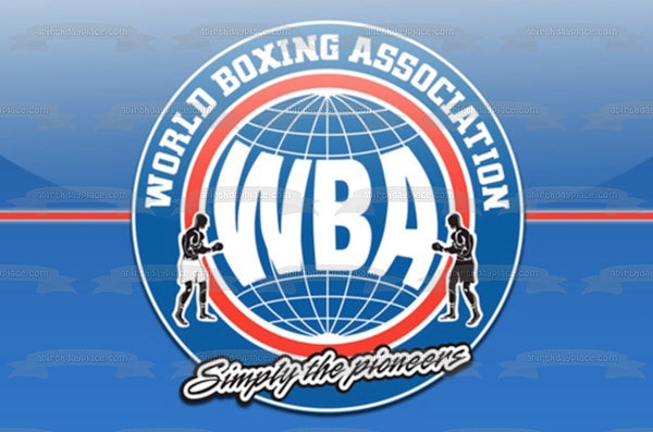 Wba World Boxing Association Logo Edible Cake Topper Image ABPID55984
