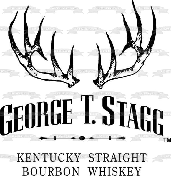 George T. Stagg Kentucky Straight Bourbon Whiskey Logo Edible Cake Topper Image ABPID56076