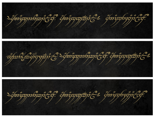 Fondo del Señor de los Anillos Tiras de imágenes comestibles para decoración de tartas ABPID56441