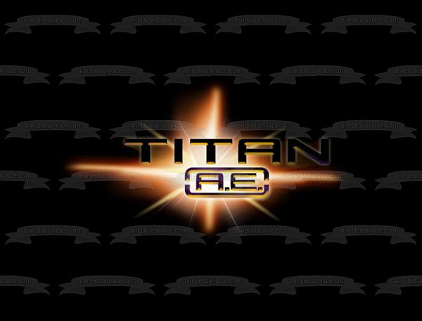 Titan A.E. 2000 Movie Logo Edible Cake Topper Image ABPID56825