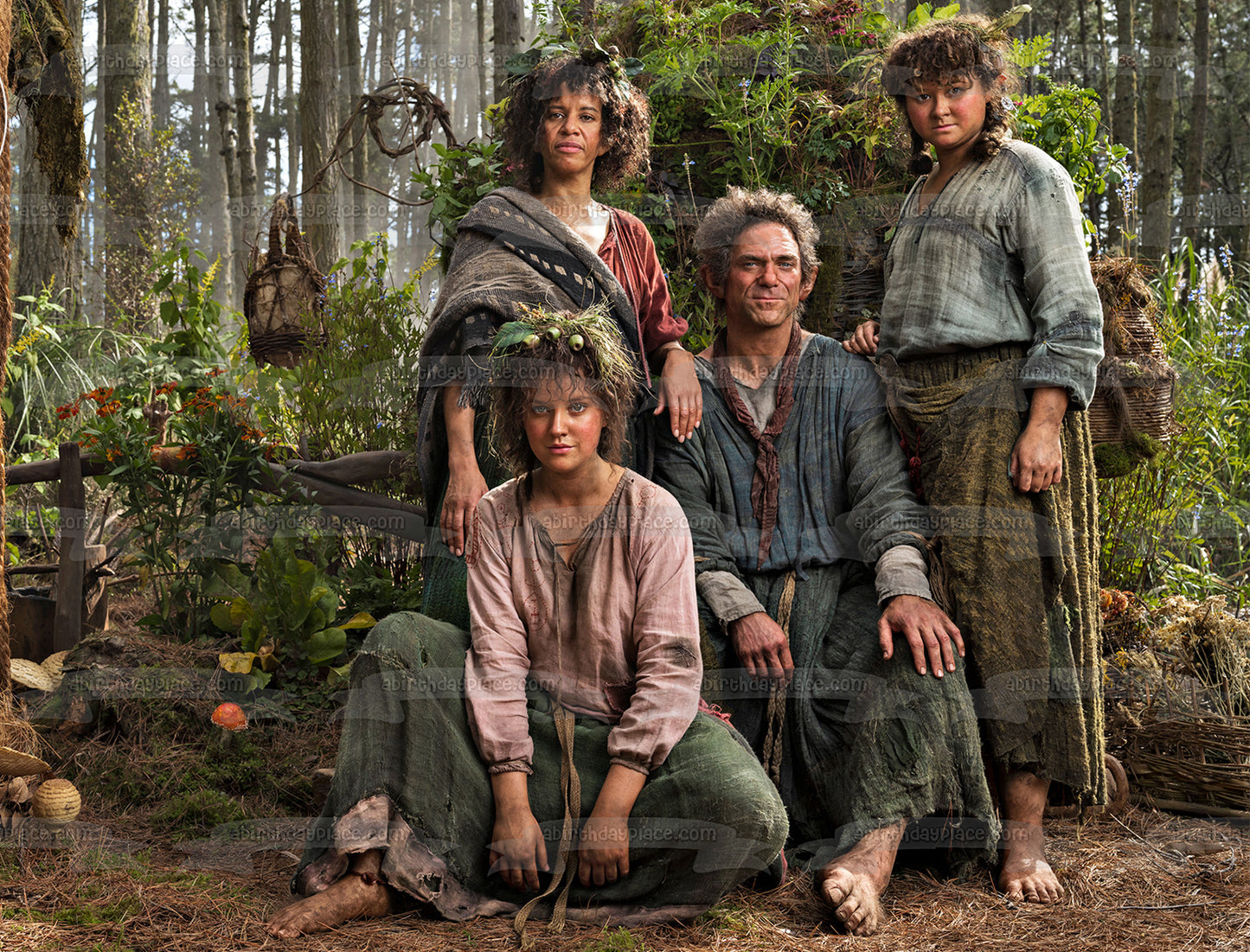 Harfoots Nori Largo Brandyfoot Familia Poppy Decoración comestible para tarta Imagen ABPID56827 