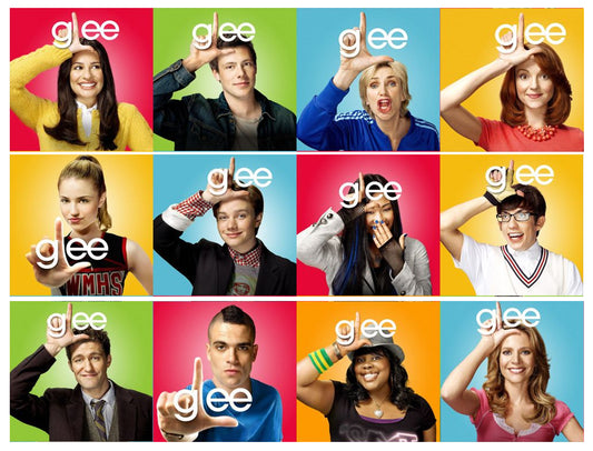 Glee Cast Rachel Finn and Mercedes Edible Cake Topper Image Strips ABPID56845