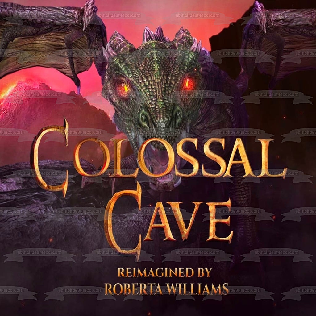 Colossal Cave Dragon Edible Cake Topper Image ABPID56907