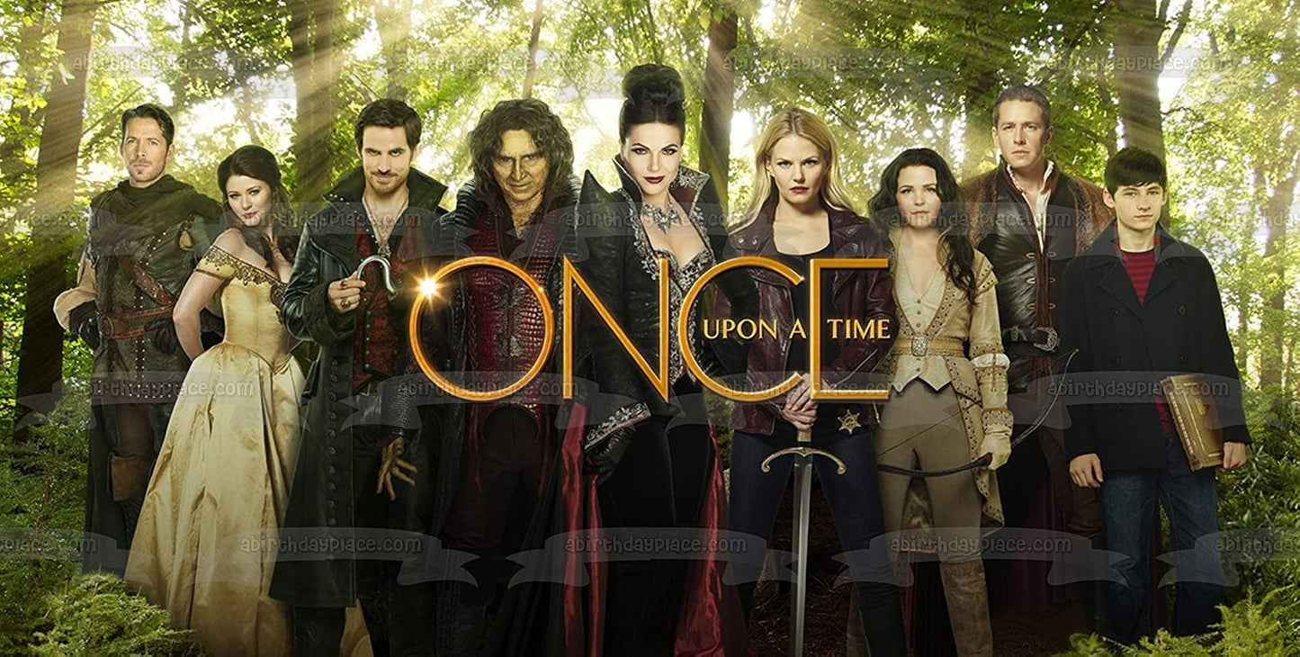 Érase una vez Rumpelstiltskin la reina malvada Emma Swan Henry Imagen comestible para decoración de tarta ABPID56941 