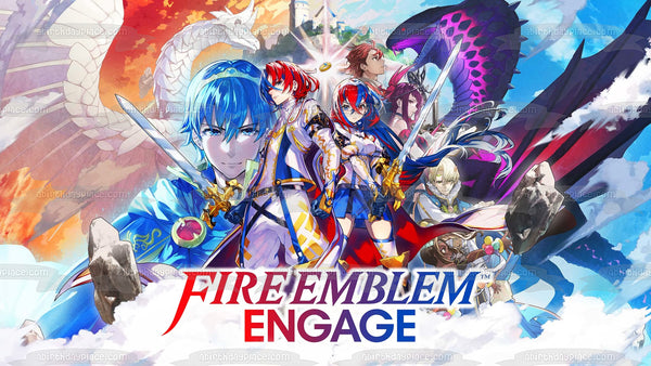 Fire Emblem Engage Lythos Firene Brodia and Solm Edible Cake Topper Image ABPID56990