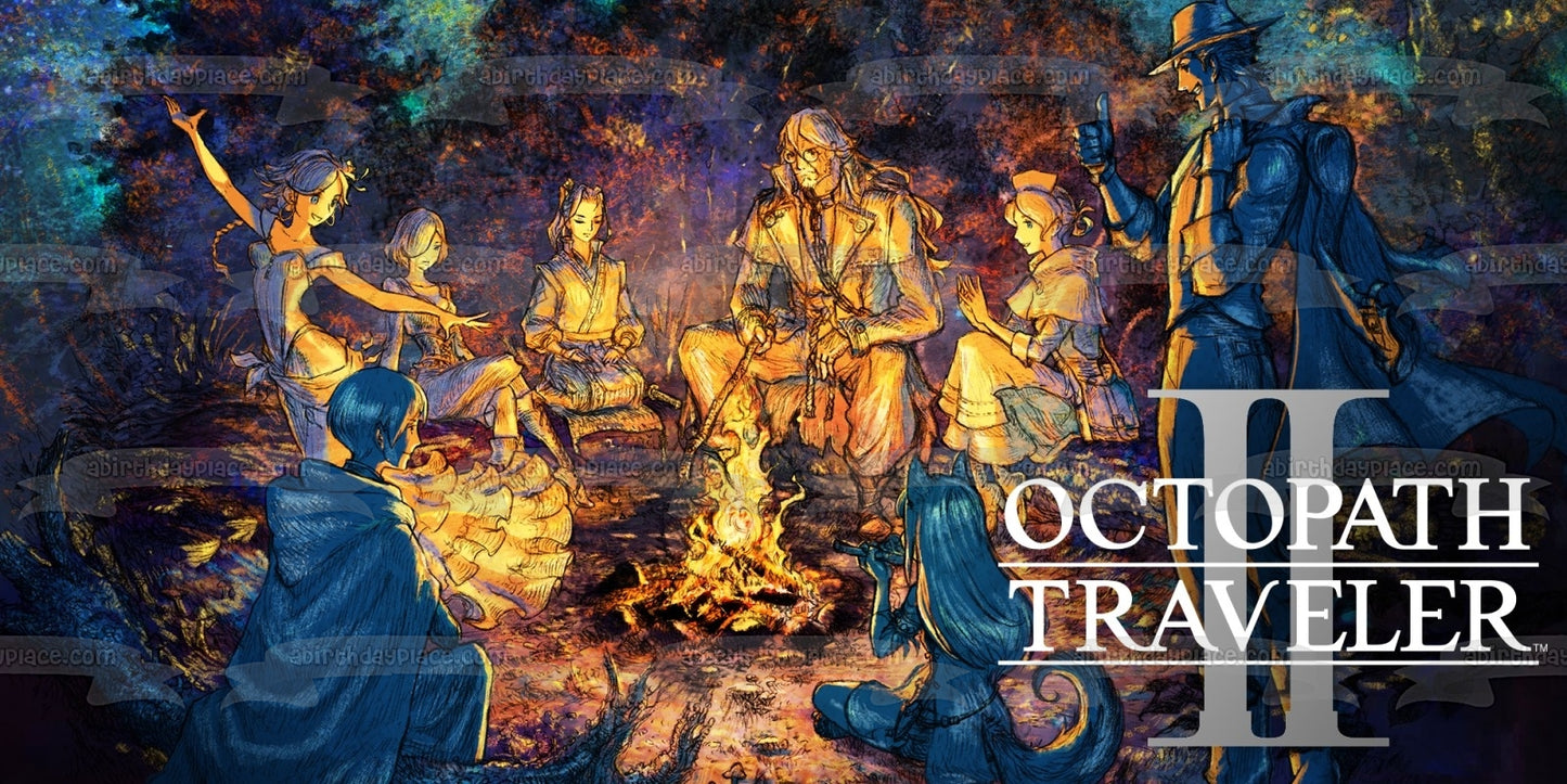 Imagen comestible para decoración de tarta Octopath Traveler 2 ABPID57081 