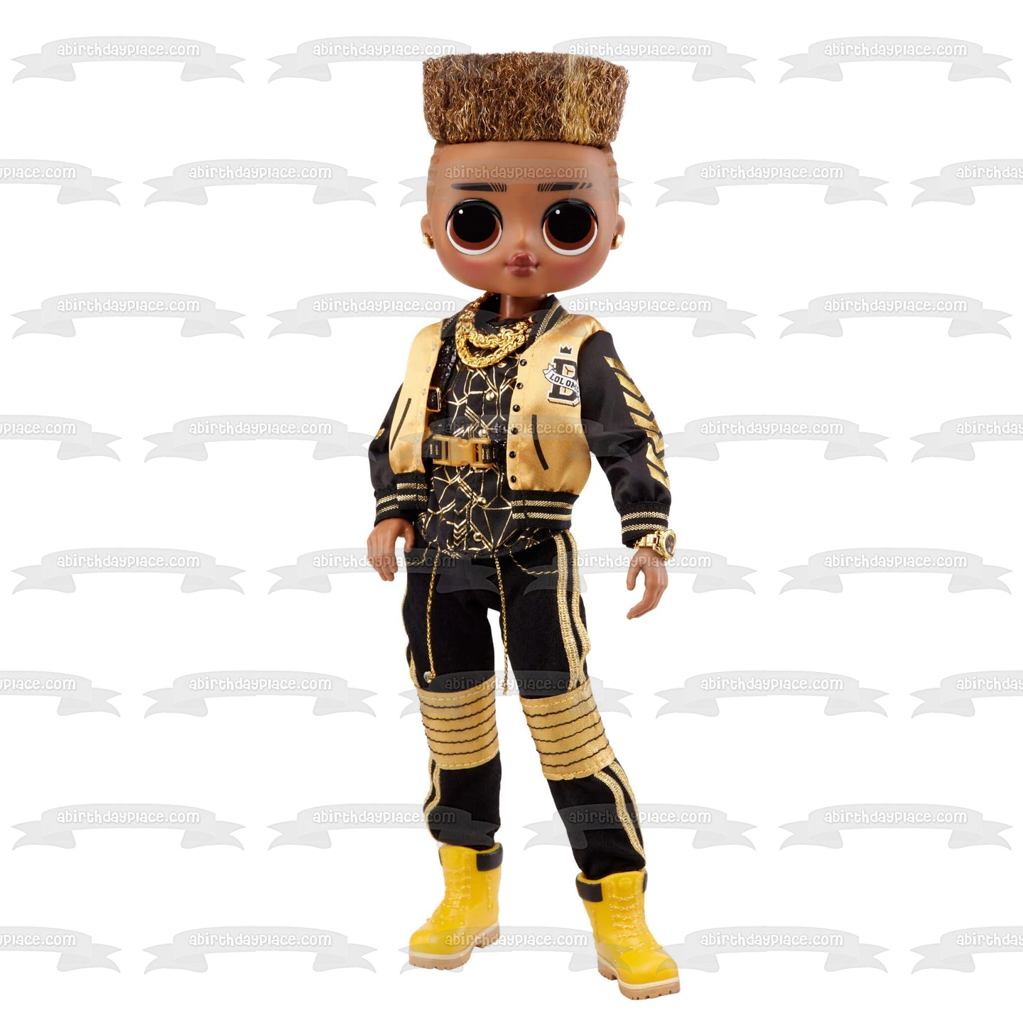 LOL Surprise Omg Guys Fashion Doll Prince Bee Adorno comestible para tarta Imagen ABPID57096 