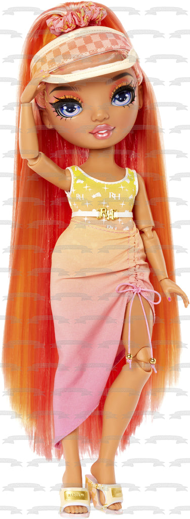 Rainbow High Pacific Coast Simone Summers Fashion Doll Edible Cake Top – A  Birthday Place
