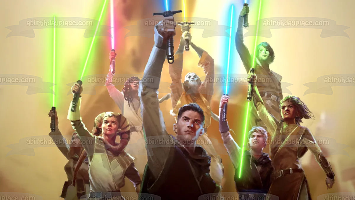 Imagen de decoración comestible para tarta de Star Wars: La Alta República ABPID57150 