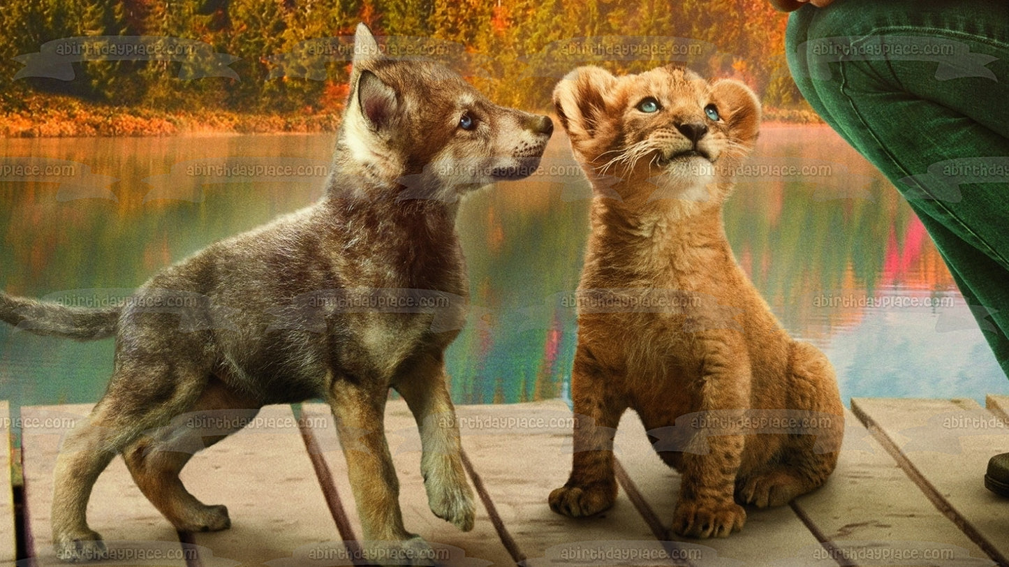 The Wolf and the Lion Edible Cake Topper Image ABPID57158