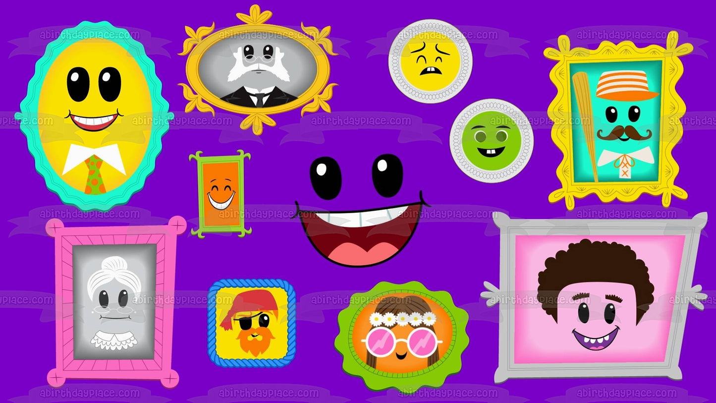 Imagen de decoración comestible para tarta con personajes variados de Face's Music Party ABPID57257 