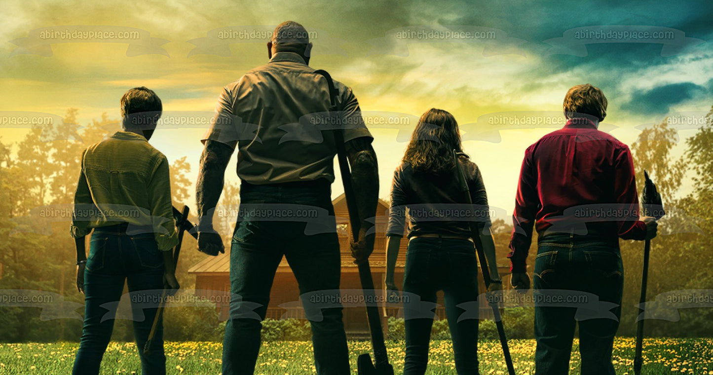 Knock at the Cabin Redmond and Leonard Edible Cake Topper Image ABPID57311