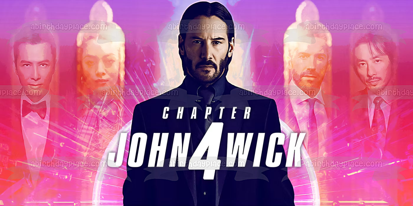 John Wick Chapter 4 Donnie Yen Edible Cake Topper Image ABPID57382