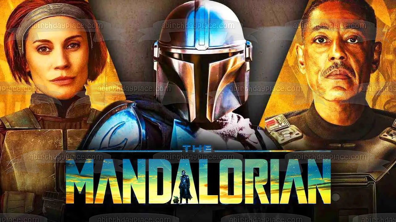 Star Wars The Mandalorian Moff Gideon Edible Cake Topper Image ABPID57416