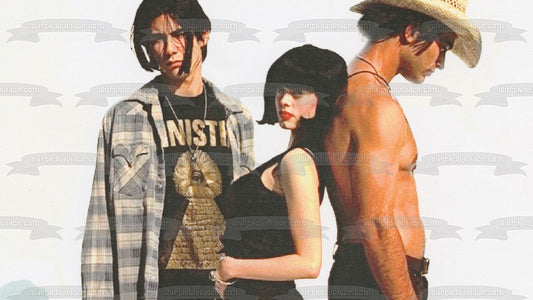 Decoración comestible para tarta con Amy Jordan y Xavier de The Doom Generation ABPID57564 