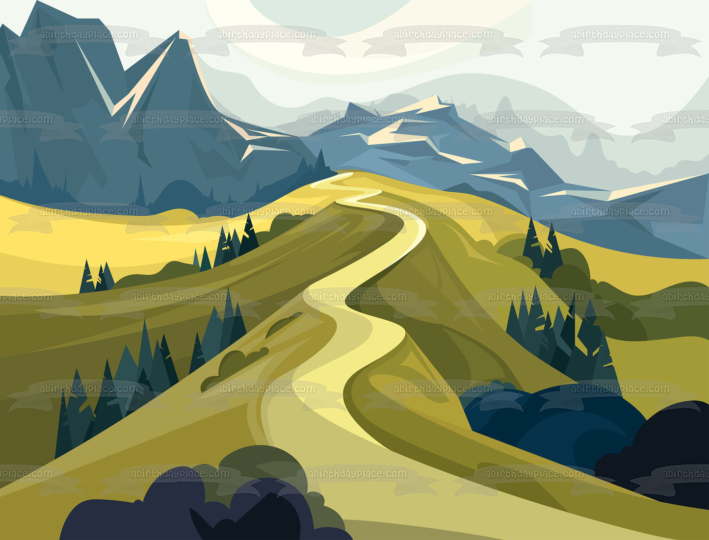 Imagen oficial de decoración comestible para tarta de Adolescente Deja que comience la aventura ABPID57676 