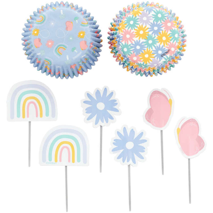 Spring Cupcake Decorating Kit, 72-Piece