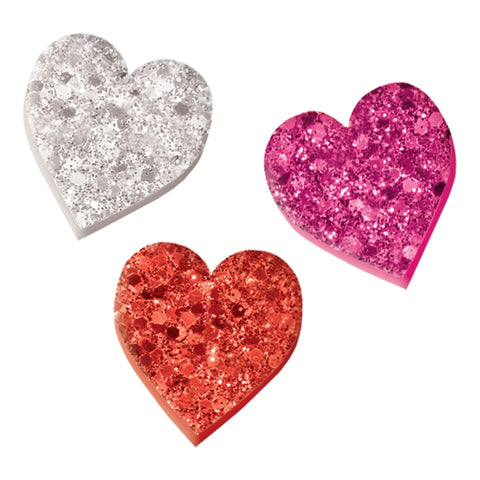 Valentine Prismatic Foam Sticker Craft Hearts