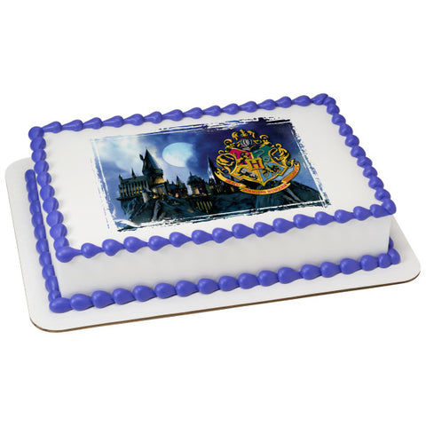 HARRY POTTER™ HOGWARTS™ Picturesque Edible Cake Topper Image