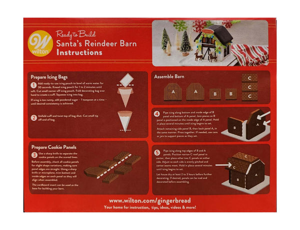 Ready To Build Reindeer Barn Gingerbread