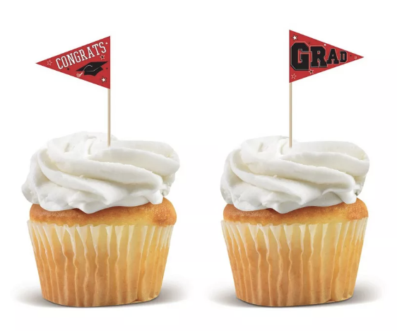 Grad Party Picks - Red, 36ct