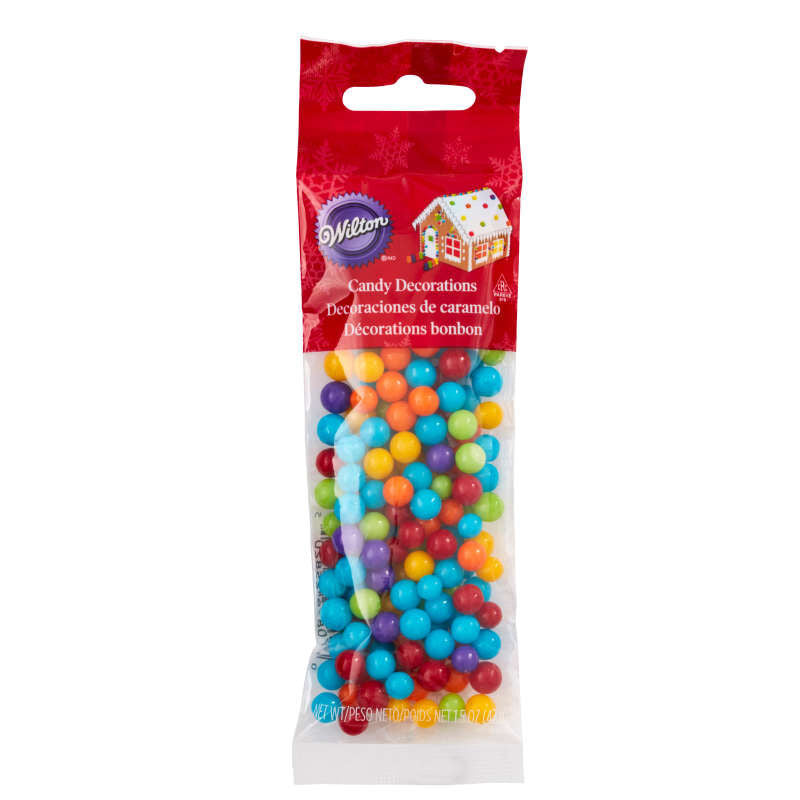 Rainbow Jawbreaker Candy Decorations, 1.5 oz.