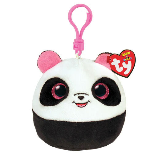 Panda Mini Beanie Squishies Clips - Bamboo, 1ct