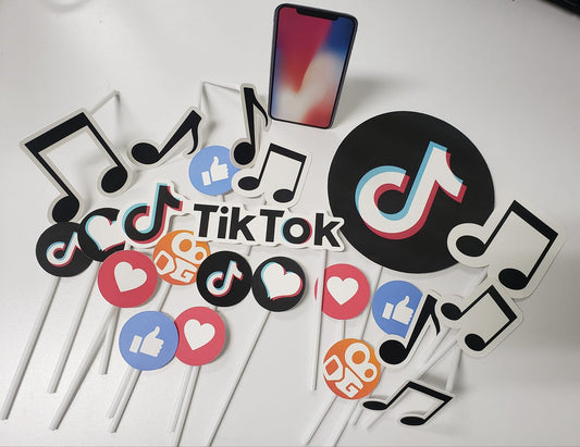 TikTok Cake Topper Set AMID113