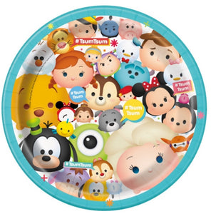 Disney Tsum Tsum Round 9" Dinner Plates, 8ct