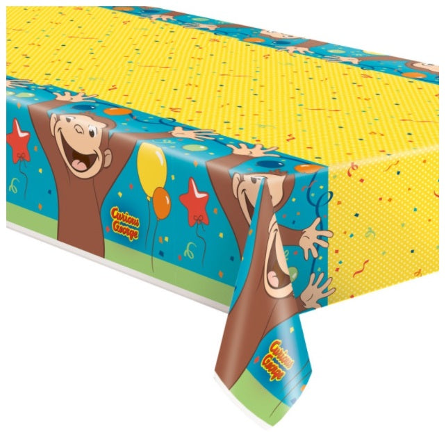 Curious George Plastic Table Cover