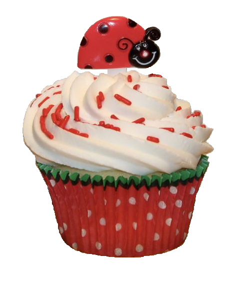 Ladybugs Cupcake Picks (12ct)