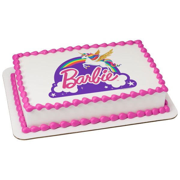 A Birthday Place - Cake Toppers - Barbie„¢ Dreamtopia - Just Believe Edible Cake Topper Image