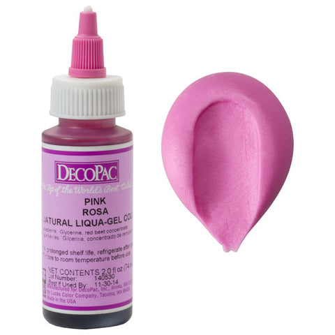 DecoPac Berry Pink All-Natural Gel Premium Gel Color