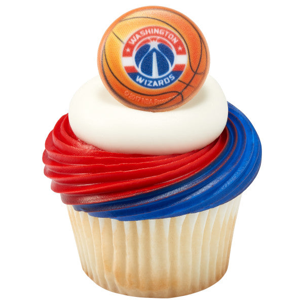 NBA Washington Wizards Team Basketball Cupcake Rings