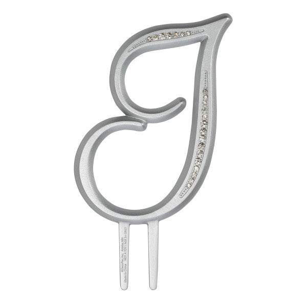 A Birthday Place - Cake Toppers - 4.5" I Diamond Letter Monogram