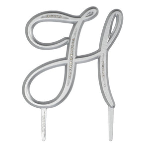A Birthday Place - Cake Toppers - 4.5" H Diamond Letter Monogram