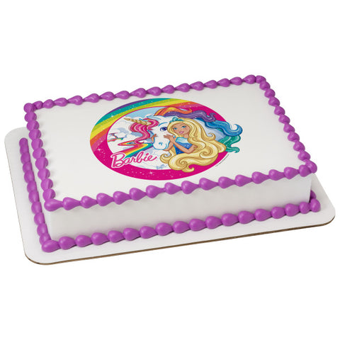 Barbie™ Dreamtopia Imagine Edible Cake Topper Image
