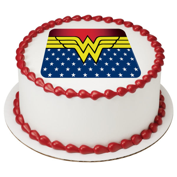 Wonder Woman™ Freedom Edible Cake Topper Image