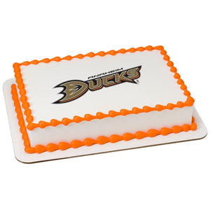 NHL® Anaheim Ducks Team Edible Cake Topper Image