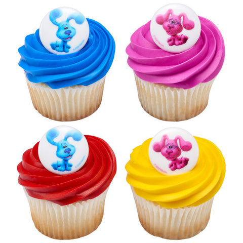 Blue's Clues & You! Blue and Magenta Cupcake Rings