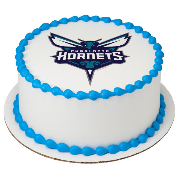 NBA Charlotte Hornets Edible Cake Topper Image