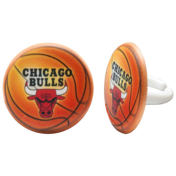 NBA Chicago Bulls Cupcake Rings