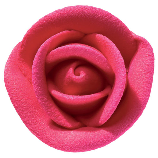 Fuchsia Medium Classic Sugar Rose Decorations