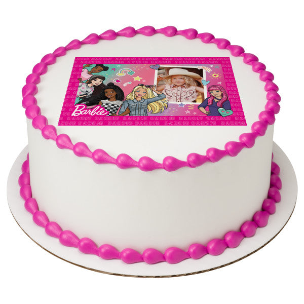Barbie™ Best Friends Edible Cake Topper Image Frame