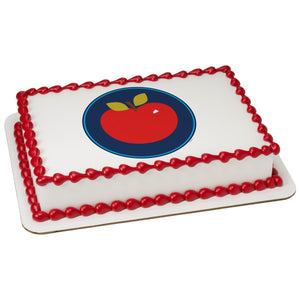 A Birthday Place - Cake Toppers - Apple Edible Cake Topper Image