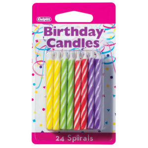 Brights Smooth & Spiral Candles