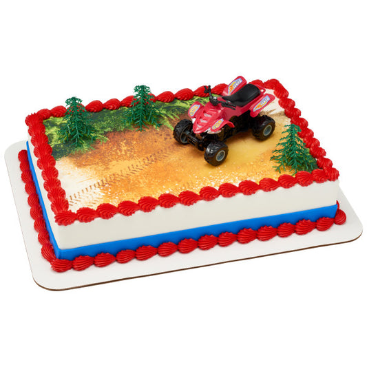 Dirt Track PhotoCake® Edible Image® DecoSet® Background