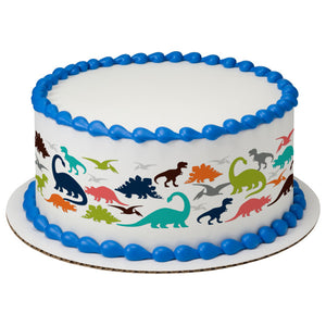 A Birthday Place - Cake Toppers - Dinosaur Edible Cake Topper Image Strips