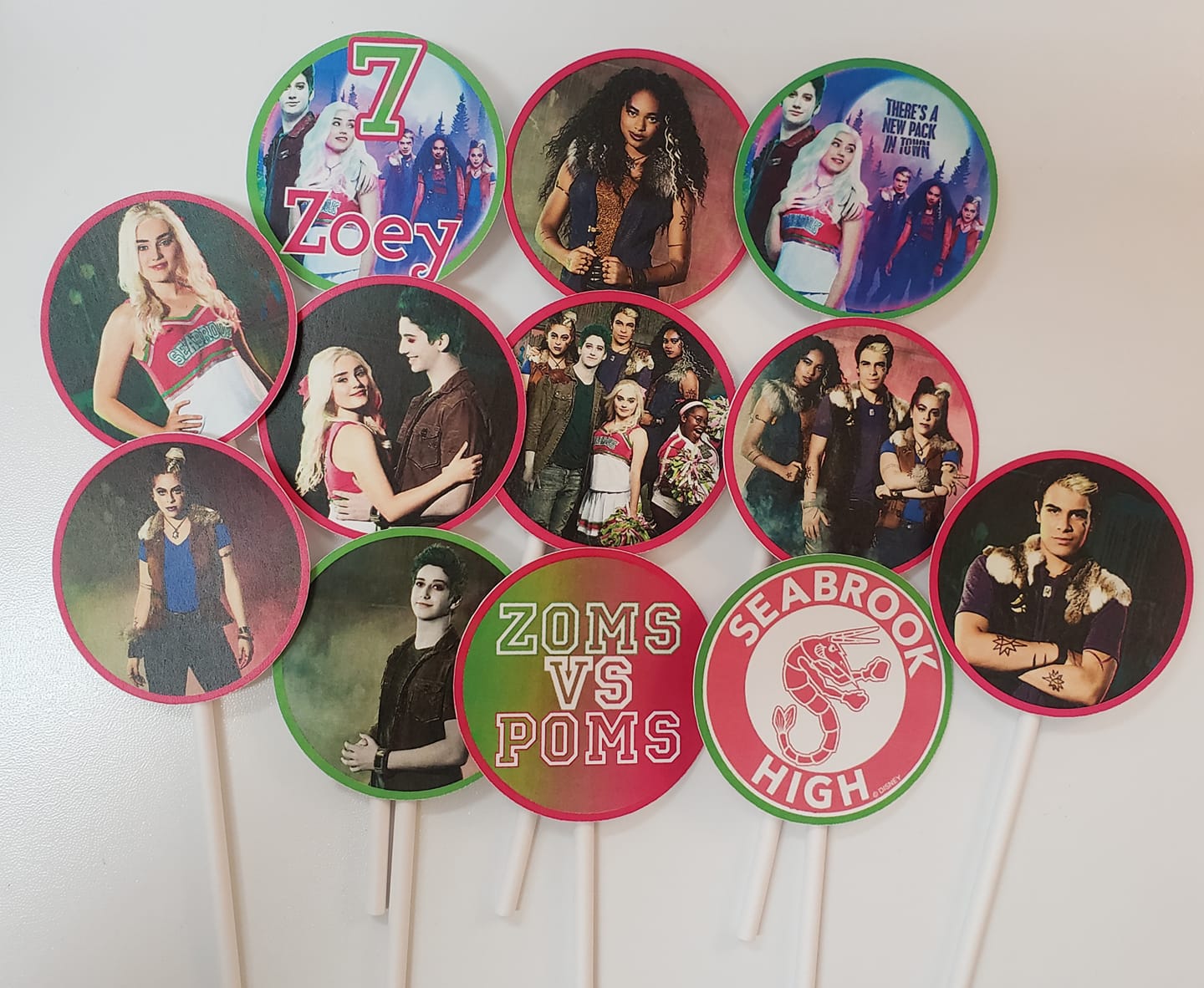 Disney Zombies 2 Cupcake Toppers AMID111